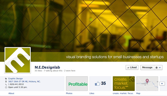 Facebook Cover Photo Branding Example