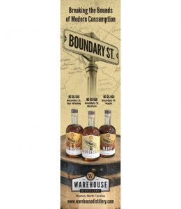 Warehouse Distillery Ad Design