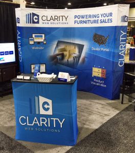Clarity tradeshow booth design
