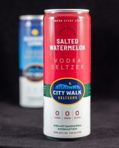 City Walk Seltzer Can Label Design