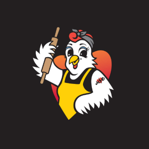 main chick logo design